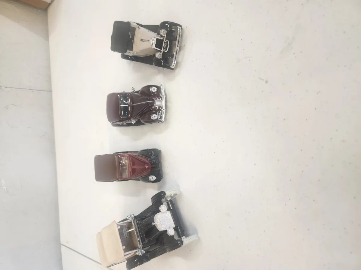 Various collectible mini cast models