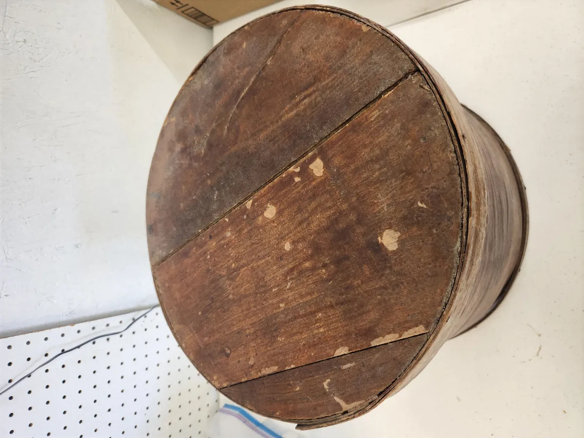 Large Antique Cheese Box