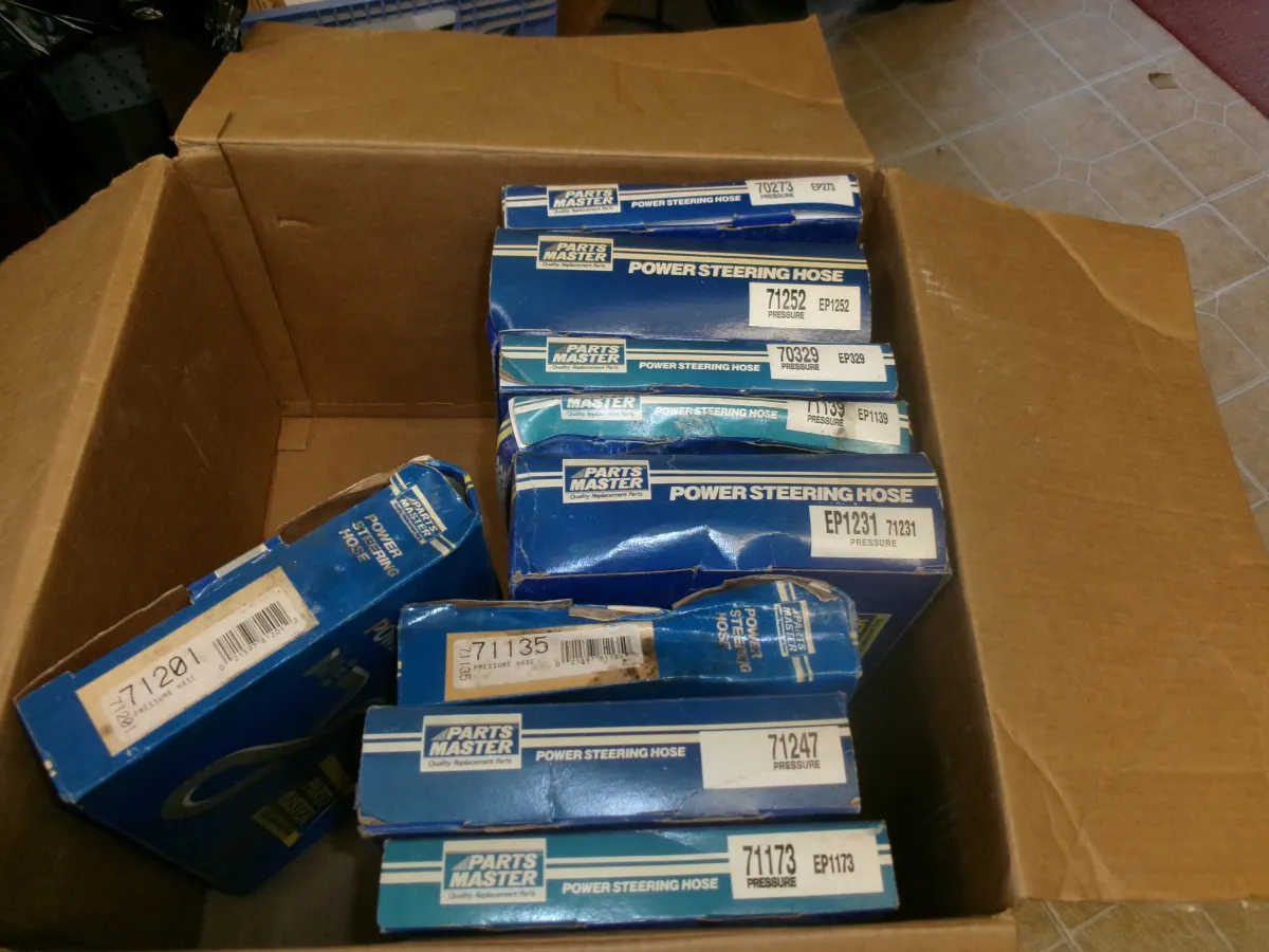 Bulk Lot Parts Master Power Steering Pressure Hoses